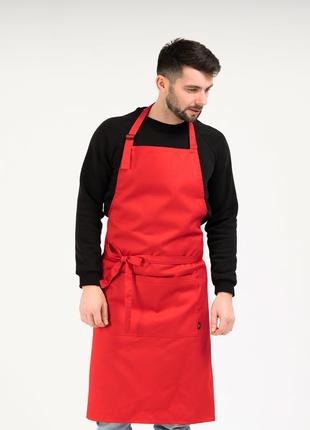 Apron latte elongated red
