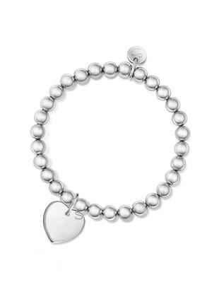 5 mm beads bracelet with Mini Heart pendant
