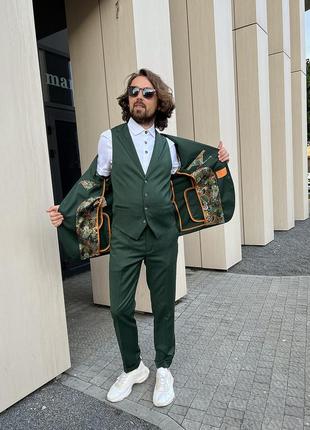 Men's emerald suit of Andreas Moskin brand2 photo