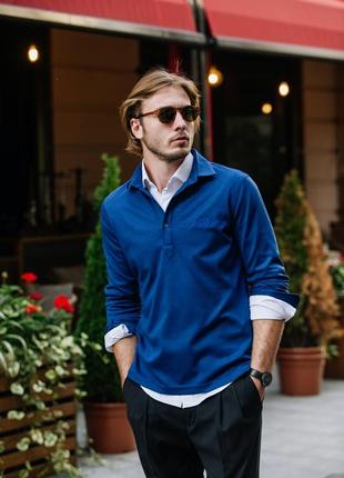 Blue polo brand Andreas Moskin2 photo