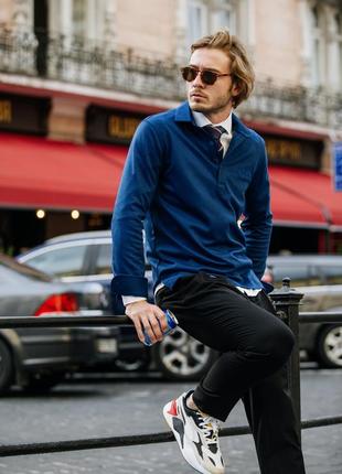 Blue polo brand Andreas Moskin3 photo