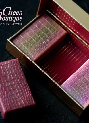 Author's set of natural craft soap - Cabernet Sauvignon, Merlot and Rosé Champagne