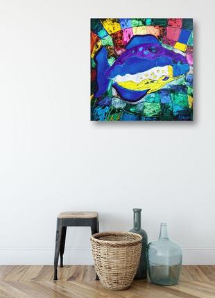 Ocean fish painting. Beach-themed artwork.9 photo
