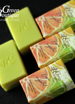 Natural kraft soap crystal lime7 photo
