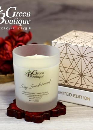 Soy candle sexy sandalwood (size L)