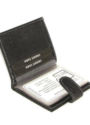 Gift set DNK Leather №1 (clip + cardholder) black8 photo