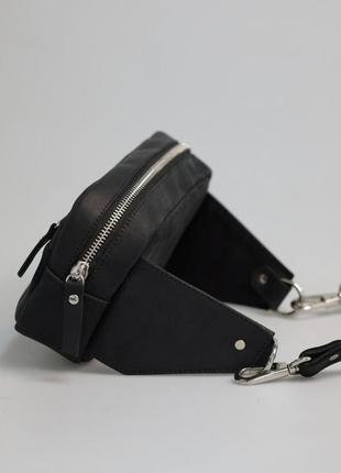 Leather bum bag, Waist bag for women9 photo