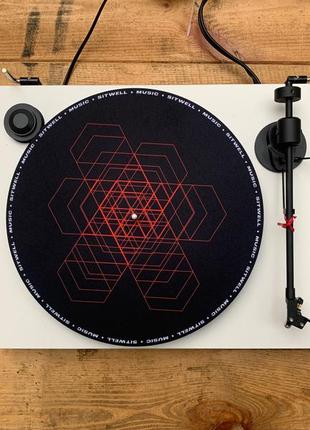DJ Vinyl Turntable Slipmat //  CRYSTAL3 photo