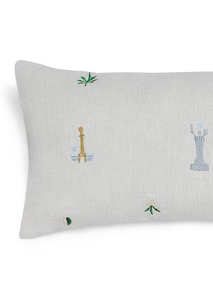 Kyiv Ukraine Embroidery Pillow