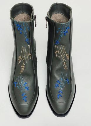 Ankle boots with embroidery6 photo