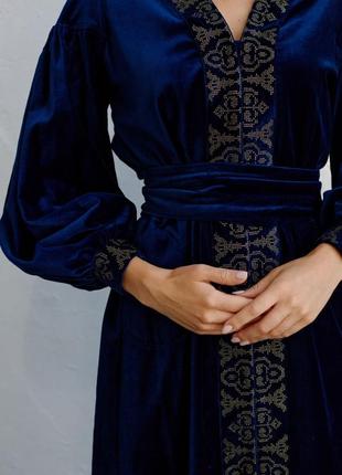 Dress - embroidered velvet8 photo