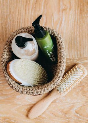 A set of jute baskets made from eco-friendly jute is the perfect addition to your home.4 photo
