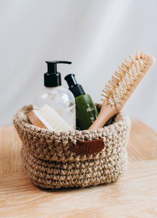 A set of jute baskets made from eco-friendly jute is the perfect addition to your home.5 photo