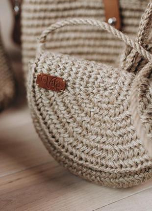 Handmade clutch made from eco-friendly jute4 photo