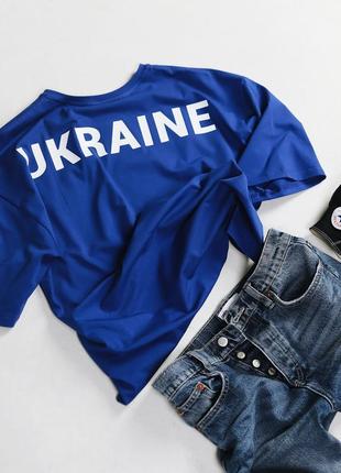T-Shirt "Ukraine" blue color3 photo