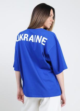 T-Shirt "Ukraine" blue color1 photo