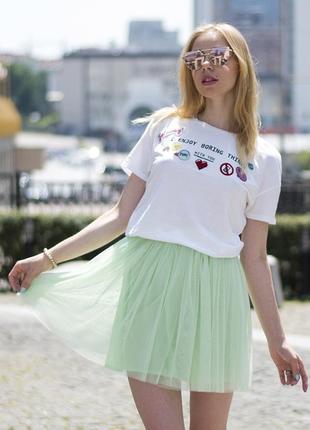 Mint Tulle skirt AIRSKIRT CASUAL mini