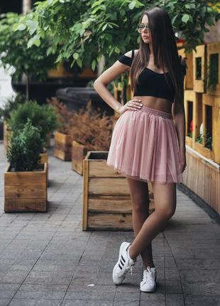 Blush Pink Tulle skirt AIRSKIRT CASUAL mini2 photo