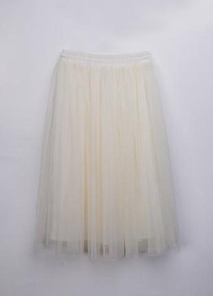 Ivory tulle skirt AIRSKIRT CASUAL midi5 photo
