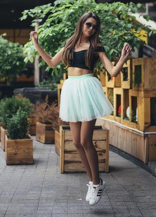 Mint green tulle skirt AIRSKIRT mini4 photo
