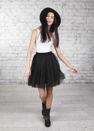 Black tulle skirt AIRSKIRT mini2 photo