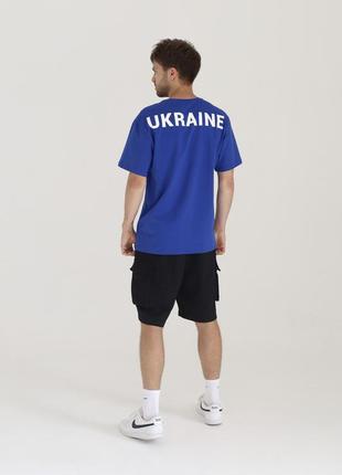 T-Shirt "Ukraine" blue color2 photo