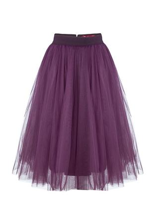 Plum violet tulle skirt AIRSKIRT midi