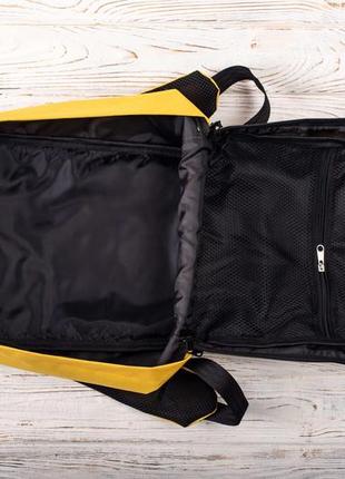TRVLbag yelow | hand luggage | backpack 40x20x25 cm5 photo