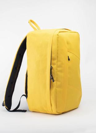 TRVLbag yelow | hand luggage | backpack 40x20x25 cm2 photo