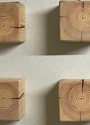 Set of decorative designer shelves wooden 9 pieces2 photo