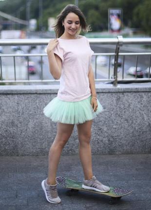 Constructor-dress pink Airdress with detachable mint skirt9 photo