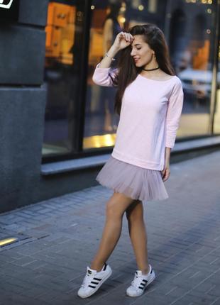 Constructor-dress pink Airdress with detachable blue skirt7 photo