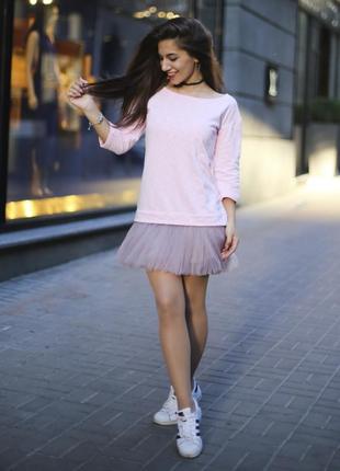 Constructor-dress pink Airdress with detachable blue skirt6 photo