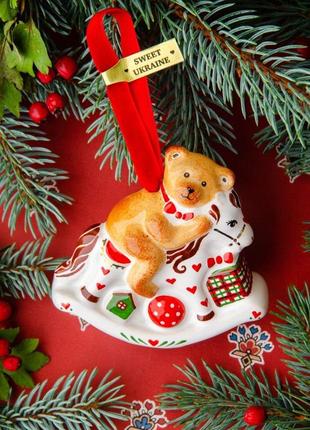 Ceramic Christmas tree decoration Bear