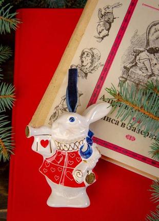 Ceramic Christmas decoration Bunny1 photo