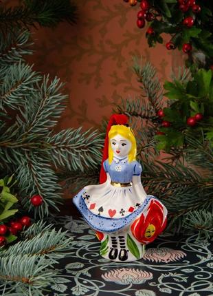Ceramic Christmas tree decoration Alice