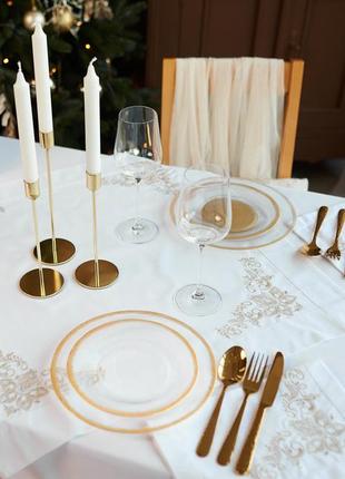 Tabletop "Shining" 0.70*0.70m gold 399-17/002 photo