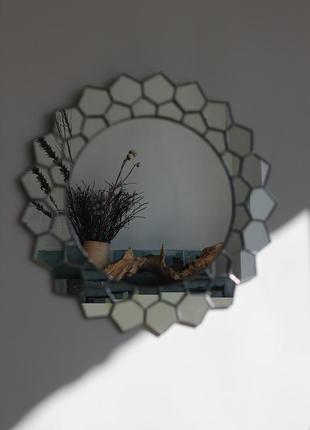 Mirror Sun Ø 52cm, 2-tier4 photo