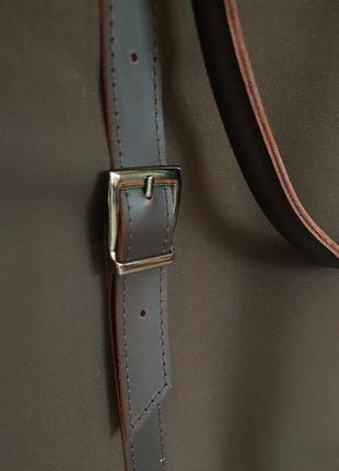 Premium Quality Leather Travel Garment Cover for Clothing Bag Dark Chocolate Parasol’ka10 photo