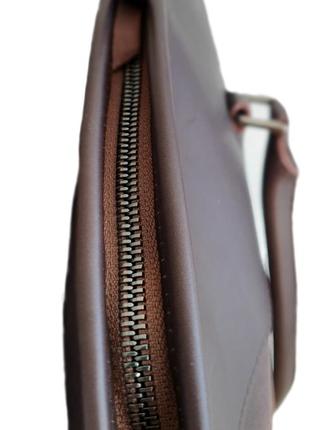 Premium Quality Leather Travel Garment Cover for Clothing Bag Dark Chocolate Parasol’ka7 photo