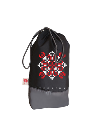 Textile Garment Bag Cover for clothing  with Ukrainian embroidery M size Ornament Ukraine Parasol'ka2 photo