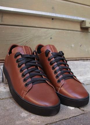 Practical men's sneakers of brown color. Ed-Ge 429 is a good choice for every day3 photo