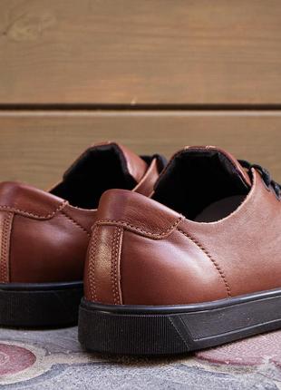 Practical men's sneakers of brown color. Ed-Ge 429 is a good choice for every day4 photo