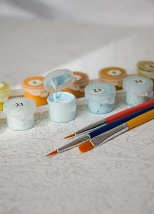 Paint by numbers gift idea kit diy painting kit on canvas with frame ukraine 40x502 photo