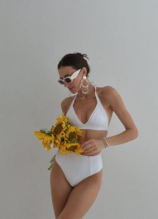 GLORIA split bikini in white color2 photo