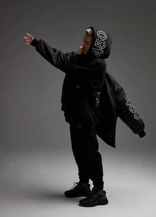 Fleece set hoodie & joggers for men, color onyx10 photo