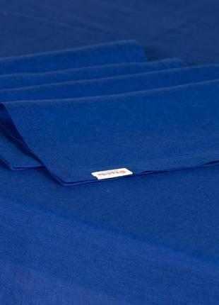 Set of napkins 0.40*0.40m blue 4 pcs. 266-21/004 photo
