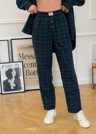Pajama Style Suit. Co-order set in Boyfriend's style: Shirt & Pants7 photo