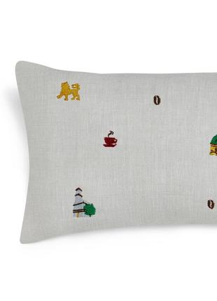 Lviv Ukraine Embroideried Pillow
