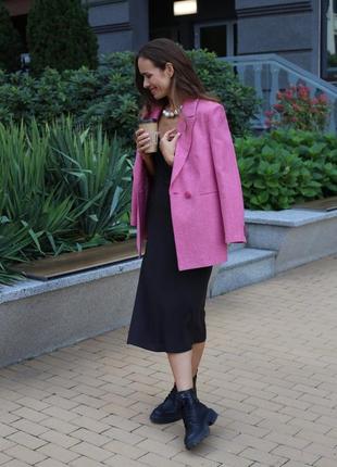 Pink wool jacket